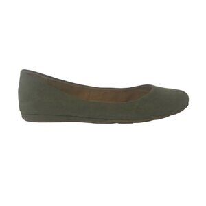 SUN + STONE Eliana Flats Women's Size 9.5 Green Lightweight Shoes